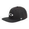 Oakley Hat 47 B1B ELLIPSE HAT FOS901222, (09V) BLACKOUT/WHITE