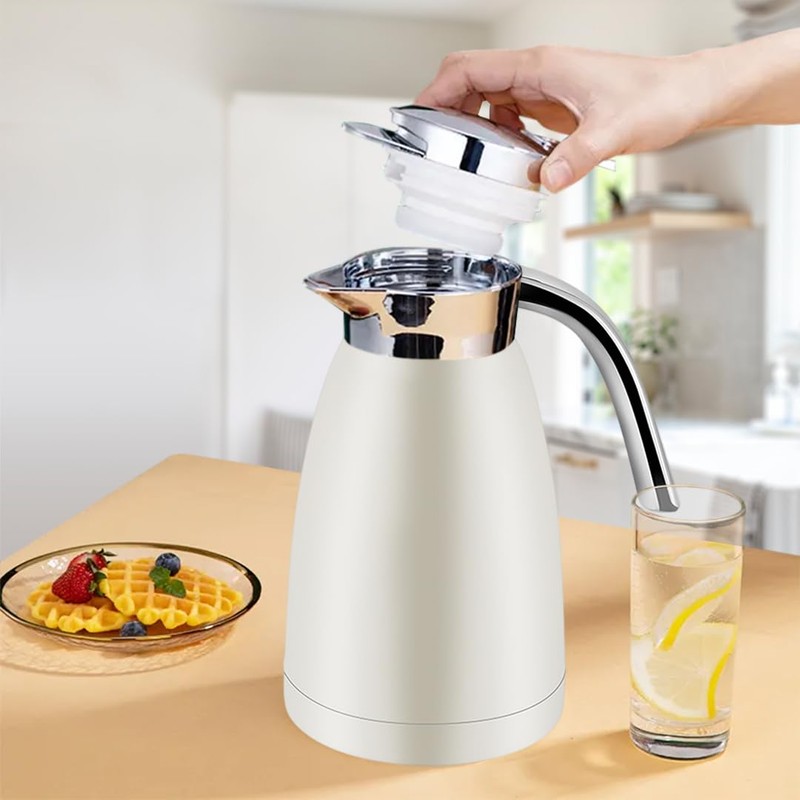 SOGA 1.2L Stainless Steel Water Bottle Insulated Vacuum Flask Coffee