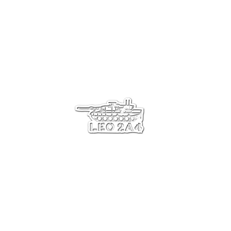 #A4722 Sticker Leo 2A4 Tank Leopard Iron Pig 15 x