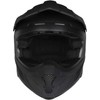 Raider Z7 Unisex-Adult Off-Road MX Helmet (Matte Black, X-Large)