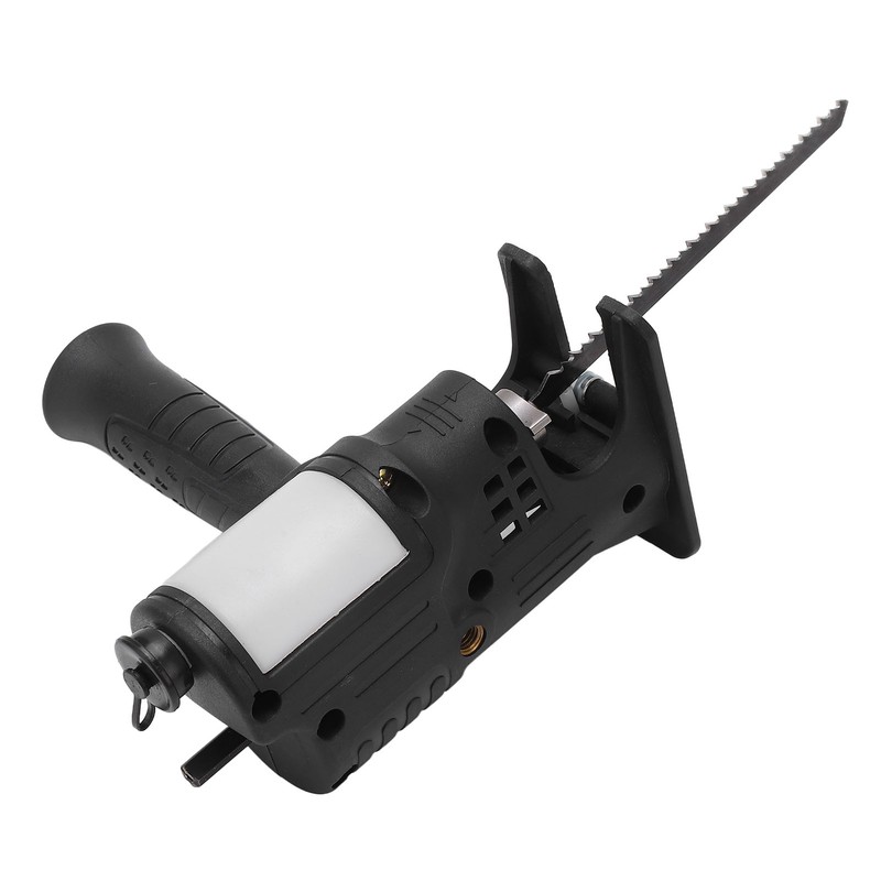Black Electric Drill to Chain Saw Adapter Converter Ergonomic Electric