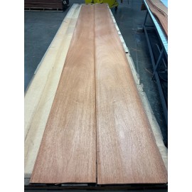 ONE OF A KIND! Mahogany Raw Wood Veneer 2 sheets 15' x 12.5'' L1