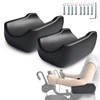 Alliseniors 2 Pack Walker Armrest Pad, Universal Repacement Rollator Armrest