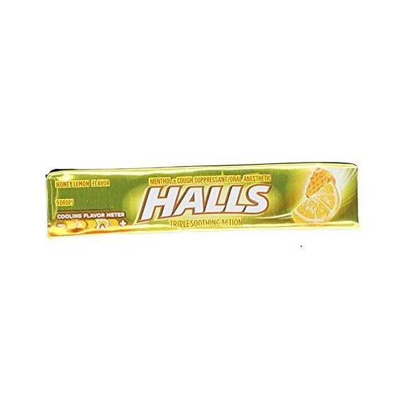 Halls Honey Lemon,1-9 drops stick
