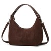 Slouchy Suede Shoulder Bags For Women Retro Crossbody Bag Tote