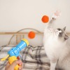 lasuroa 2pcs Cat Toy Balls Launcher, Interactive Cat Toy Ball