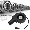 12V DC Brushless Blower Fan 2.85A 6000RPM Dual Ball Bearing