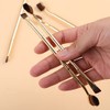 cdar Makeup Brush, Makeup Tools,Make up Brushes Kit, for Powders, Blush, Bronzer, & Eyeshadows, Eco-Friendly, Synthetic Bristles, Cruelty-Free & Vegan Golden