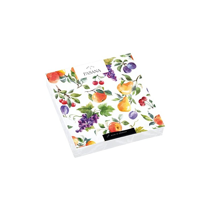 20 Napkins Colourful Orchard | Grapes | Plums | Pears