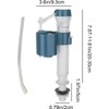 Toilet Fill Valve Lightweight Float Flush Valve Cistern Filling Valv