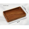 Vesta Homes Acacia Wood Serving Tray for Home/Kitchen/Restaurant/Office Organizer/Dining Table