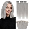 Hairro 6PCS 6 Clips In Short Hair Extensions Remy Real