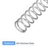 sourcing map Compression Spring, 5Pcs 304 Stainless Steel, 3mm OD,