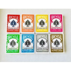 Bicycle Playing Cards Decks Rider Back Color  Collection 8 Decks Nerts SEALED