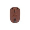 Aker Leather 590 Porta credencial federal con clip, color marrón