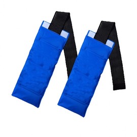 Sleeve attachable icing hot and cold compress compress pack strap band Hot and cold softgel-strap 2ea