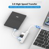 Wowssyo USB Hub USB 3.0 Splitter 4-in-1 USB Adapter USB