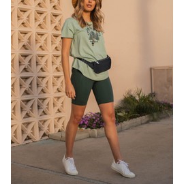 Bum Bag for Women Mother Mum Fashion Waist Pack Waterproof Nylon Fanny Belt Adjustable Strap by UTO Black