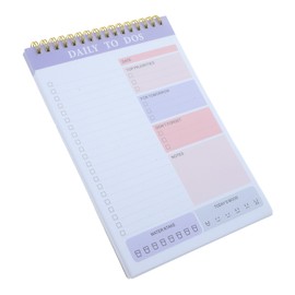 jojofuny Portable Daily Planner Notepad with Tear Off Thick for Easy Writing Undated Design for Do Lists and Memo Portable and Stylish for Students and Office Use