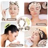 Zkptops 5Pcs Spa Headband for Washing Face Wristband Set Sponge