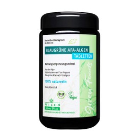 WILCO Organic AFA Algae 600 Pellets - 100% Natural Dietary Supplement for Physical Fitness and Increased Wellbeing