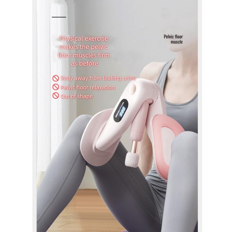 Inner Thigh Exercise Equipment with Counter Rechargeable, Kegel Exerciser, Pelvic