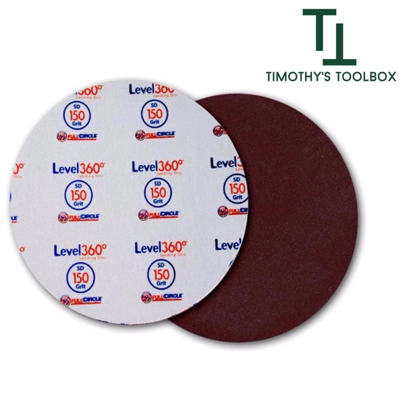 Full Circle Radius 360 9" Drywall Sanding Discs, 150-Grit -