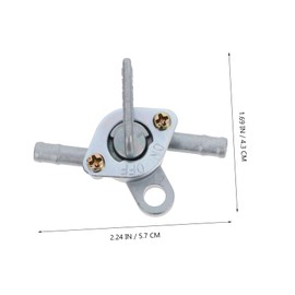 Ciieeo Inline Fuel Petcock Shut Off Valve Durable Fuel Tank Tap for Off Road Motorcycles ATV Compatibility Flow Control Prevents Fuel Leakage
