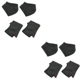 Minkissy 4 Sets Diving Cloth Heel Ankle Socks Breathable and Moisturizing Heel Cushion Cover Toeless Compression Socks Support