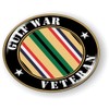 Gulf War Veteran 3D Domed CAR Emblem Badge Sticker Flexible