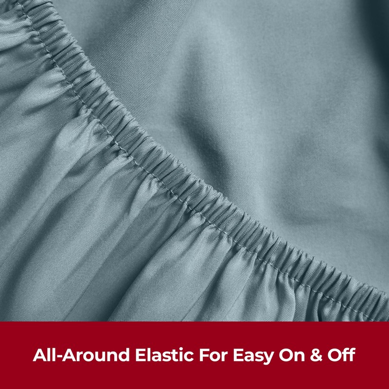 Mellanni Super King Fitted Sheet - All Around Elastic -