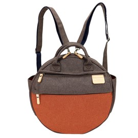 Harvest Backpack Shoulder Tote Bag 3-Way Maru MALTI FY-0740 Harvest, Braun