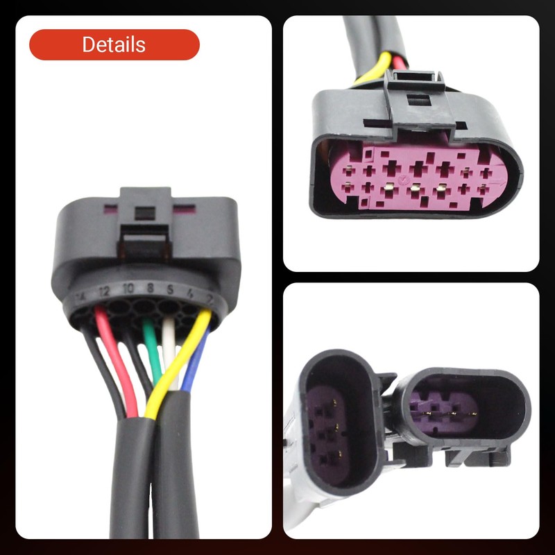 Powkos Projector Headlight Conversion Harness Compatible with Dodge Ram Truck