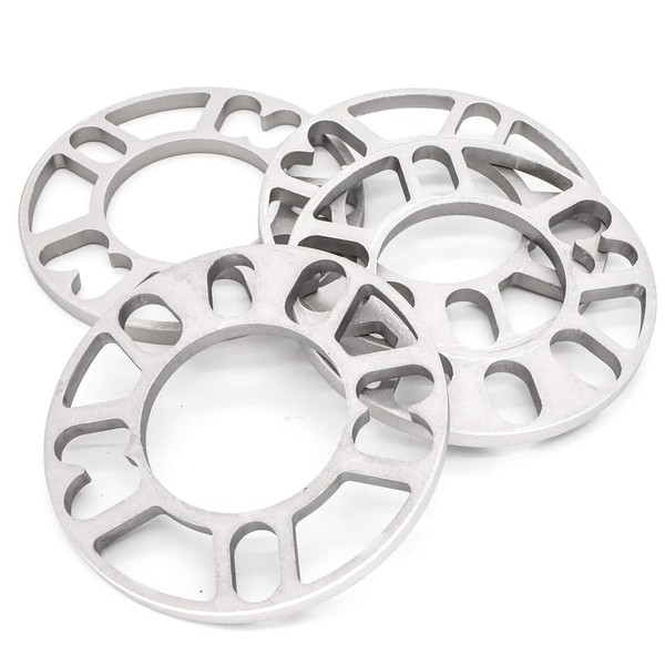 4 x 10mm Aluminum Alloy Wheel Spacers Shims Plate 4&5