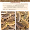 Wooden Comb Wood Hair Comb Green Sandalwood Comb for Women