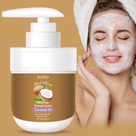 ROZINO Exfoliating Facial Hair Removal Cream for Women - Smooth Skin Solution with Collagen for Sensitive Skinc,100g 3.527oz hair  removal  creams:_300g 3 bottles 【save more】