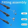Endoscope Inspection Camera,Picache 1920P Type-C Borescope Endoscope Camera with Light,Snake