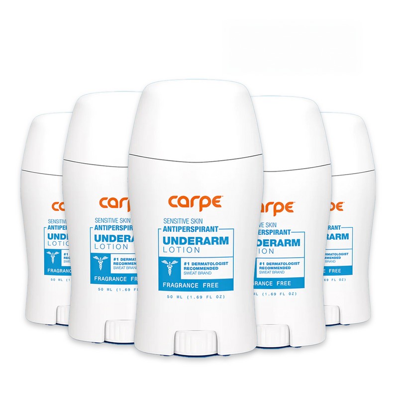 Carpe Antiperspirant Underarm Stick 50ml - 5 Pack, Sandalwood