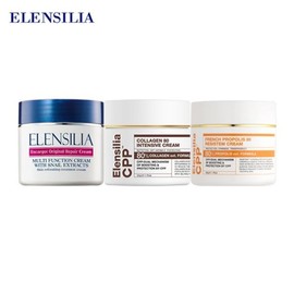 엘렌실라 크림 3종(달팽이크림+CPP콜라겐+CPP프로폴리스)+달팽이크림 체험 3장 Ellenchilla Cream Set of 3 (Snail Cream + CPP Collagen + CPP Propolis) + 3 Sample Sheets of Snail Cream