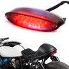 DREAMIZER Motorcycle Rear Light, 28 LED Motorcycle Running Stop Brake