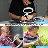 Neck Magnifier Hands Free with Light, 10X 5.2 Large Magnifying