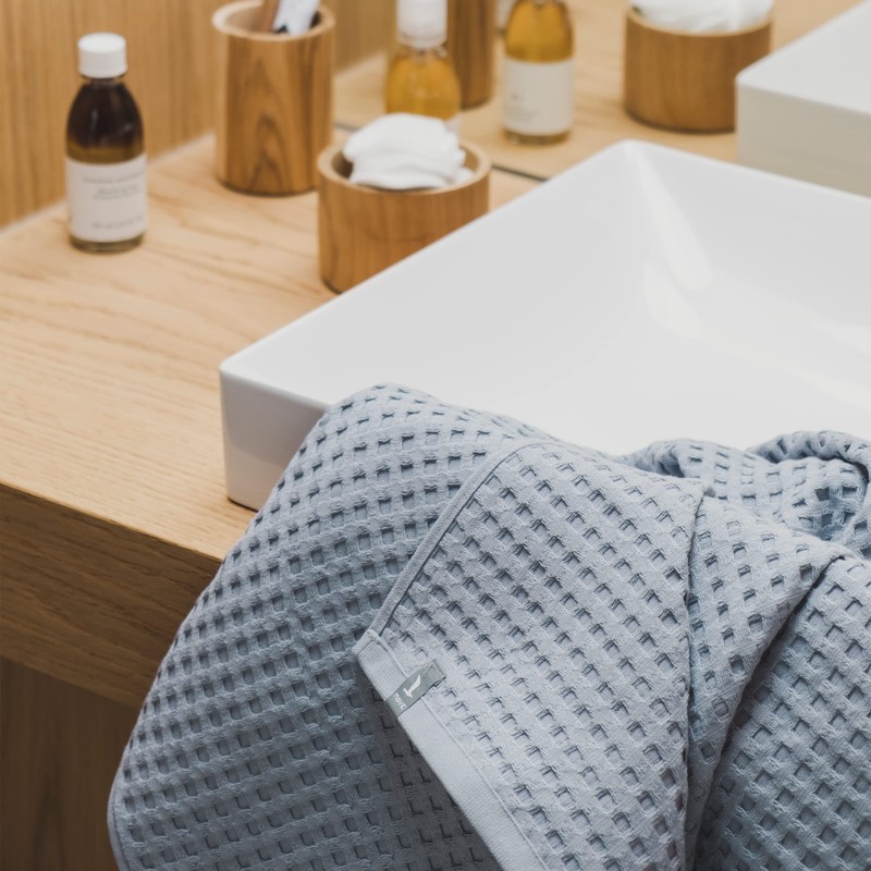 Möve Piquée Towels, 50 x 100 cm