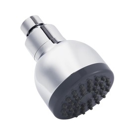 Katezon High Pressure Shower Head, 3 Inches Anti-clog Anti-leak Fixed Showerhead, with Adjustable Swivel Brass Ball Joint, California Certified (Chrome)