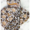 ENVOGUE Kitchen Towels (3) Ghost Leopard Print Ultra Soft 100%