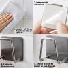 Veraly Set 2 Soportes Porta Esponja Lavabo Cocina Fregadero Acero