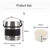 FAMILY Stainless Steel Thermos Flask Insulated Solids Liquid Container with