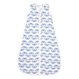 aden + anais Baby Sleeping Bag, 100% Cotton Muslin, Wearable Swaddle Blanket for Girls & Boys, Newborn Sleep Sack, Breathable & Lightweight, TOG Rating 1.0, 18-36 Months, Deco ASEC10012