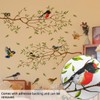 Runtoo Bird Wall Decals Peel and Stick Tree Branch Wall