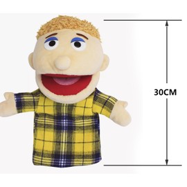 LOMTRATS Family Hand Puppets for Kids, Includes Grandpa, Grandma, Dad, Mum, Daughter, Son with Movable Open Mouth, Perfect for Storytelling, Teaching, Preschool, Birthday Gifts