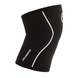 Rehband Knee Support for Weight Training, Knee Support for Cross Fit and Heavy Training, Knee Sleeve Made of 5 mm Neoprene, Available in Many Colours and Sizes, Unisex, Colour: Black, Pack of 1, Size: XXL